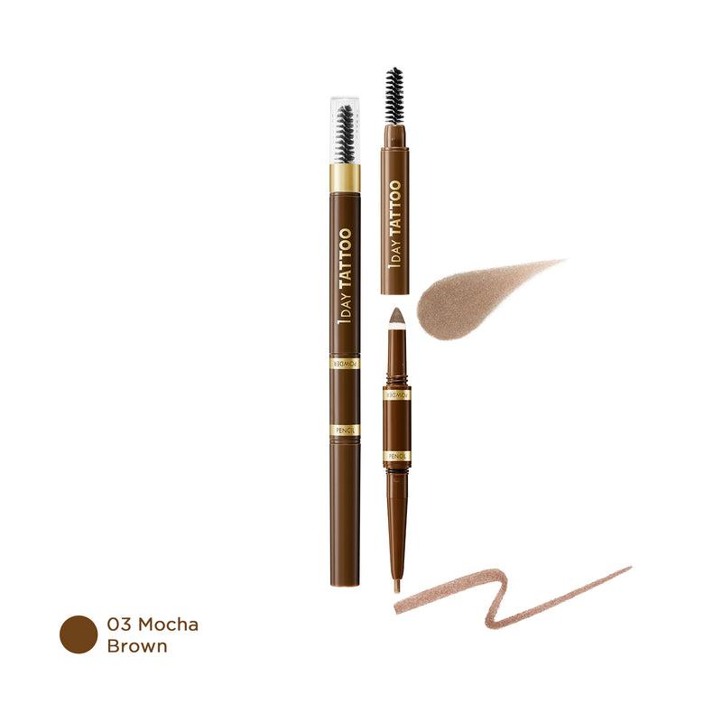 K-PALETTE 1DAY Tattoo Lasting 3Way Eyebrow Pencil 24H
