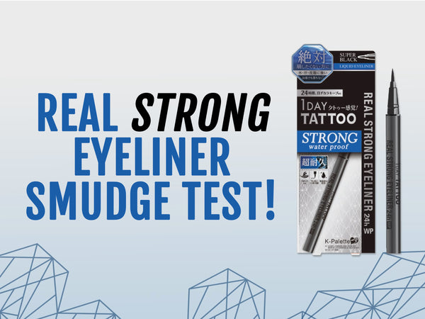 K-Palette Strong Eyeliner Smudge-test!