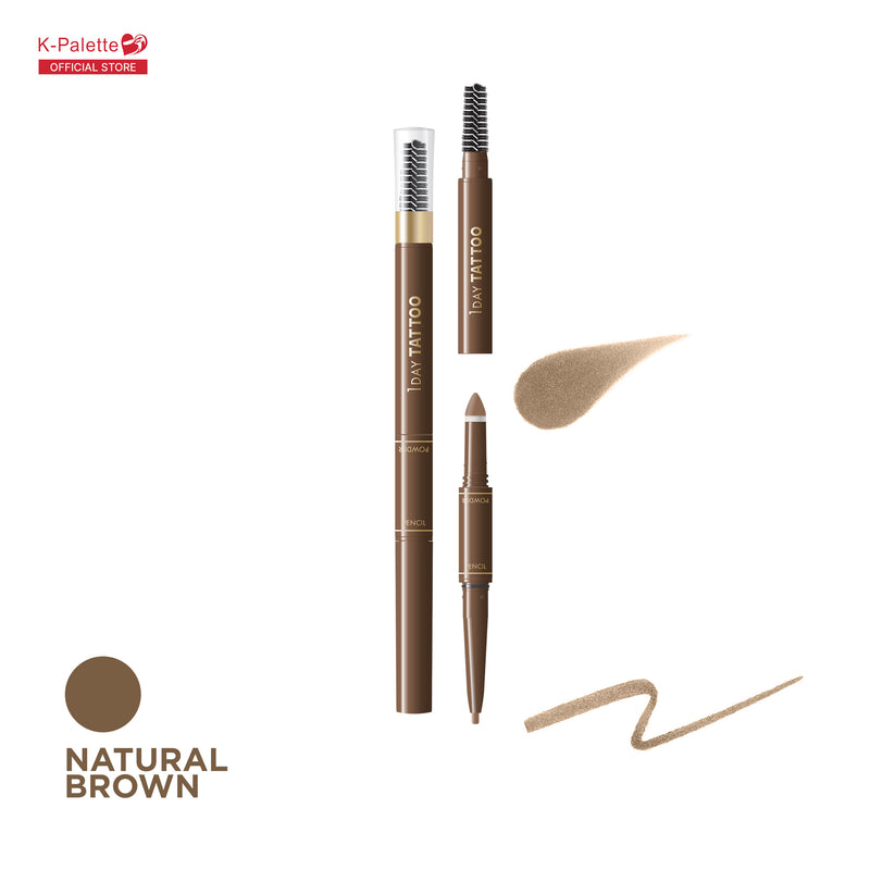 K-PALETTE 1DAY Tattoo Lasting 3Way Eyebrow Pencil