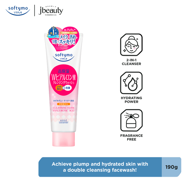 KOSE COSMEPORT Softymo Cleansing Foam Hyaluronic Acid