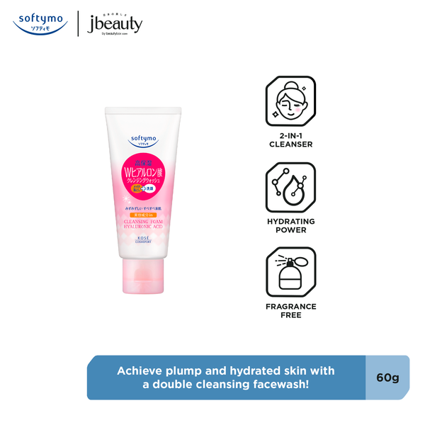 KOSE COSMEPORT Softymo Cleansing Foam Hyaluronic Acid