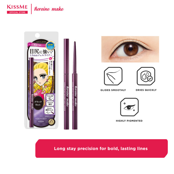 KISSME Heroine Make Long Stay Sharp Gel Liner N