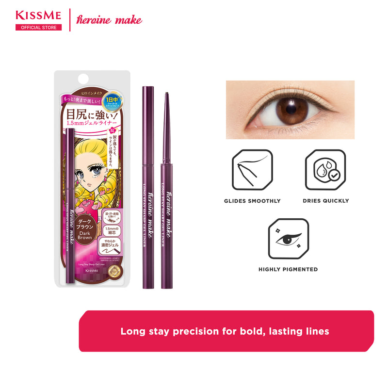 KISSME Heroine Make Long Stay Sharp Gel Liner N