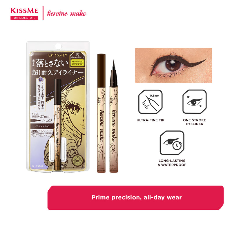 KISSME Heroine Make Prime Liquid Eyeliner Rich Keep