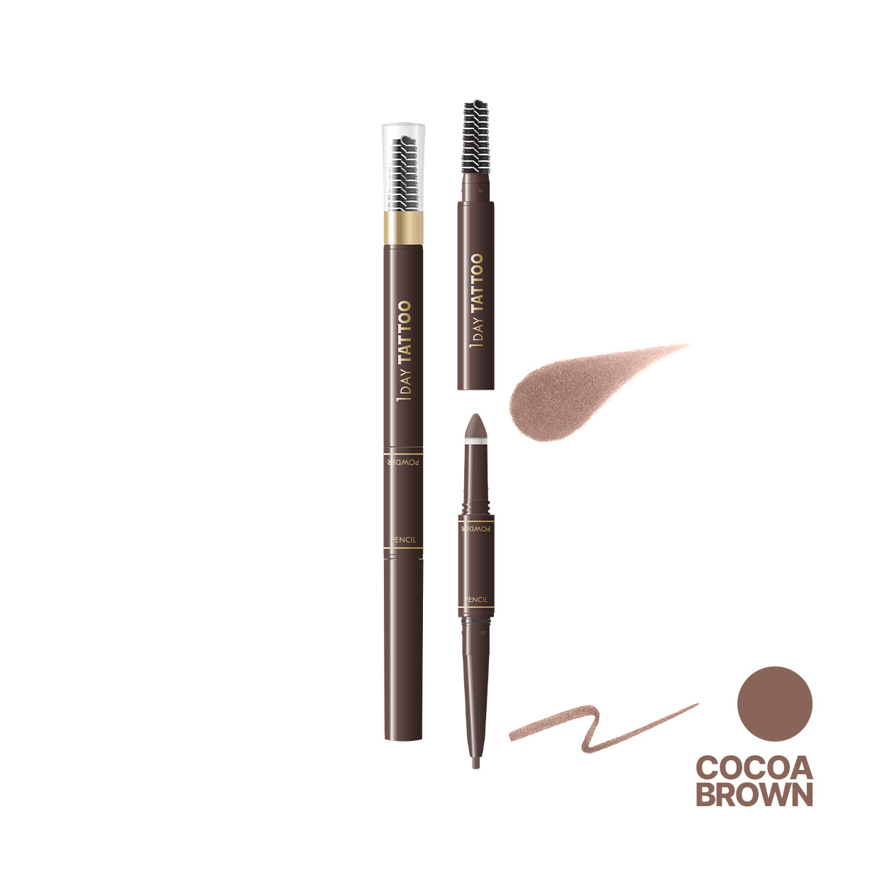 K-PALETTE 1DAY Tattoo Lasting 3Way Eyebrow Pencil