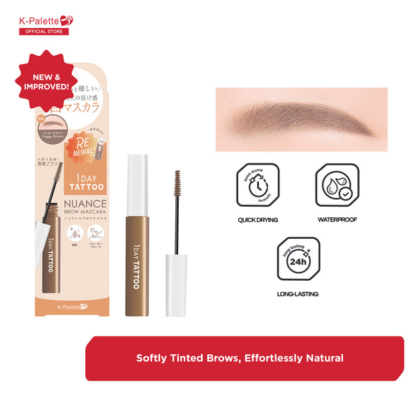 K-PALETTE Nuance 1Day Tattoo Lasting Eyebrow Mascara a