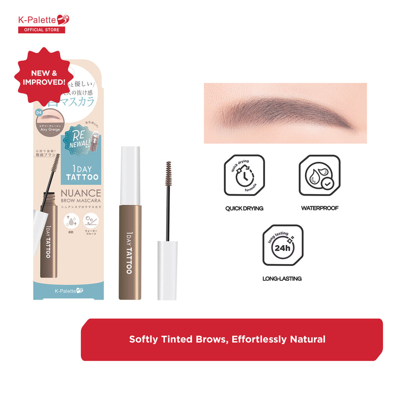 K-PALETTE Nuance 1Day Tattoo Lasting Eyebrow Mascara a