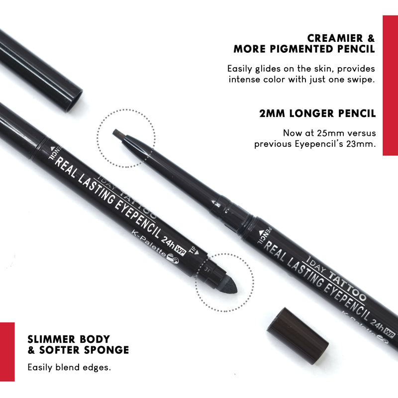 K-PALETTE 1DAY Tattoo Real Lasting Eyepencil 24H WP