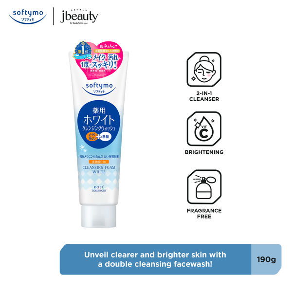 KOSE COSMEPORT Softymo Cleansing Foam White