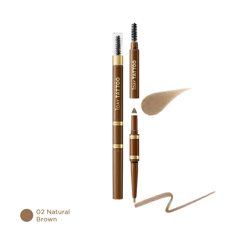 K-PALETTE 1DAY Tattoo Lasting 3Way Eyebrow Pencil 24H